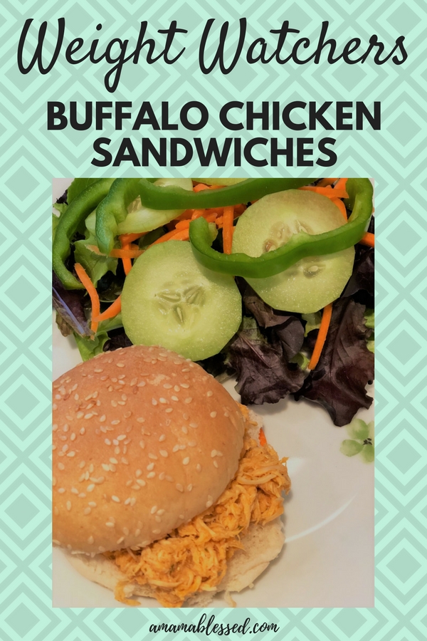 Weight Watchers Buffalo Chicken Sandwiches