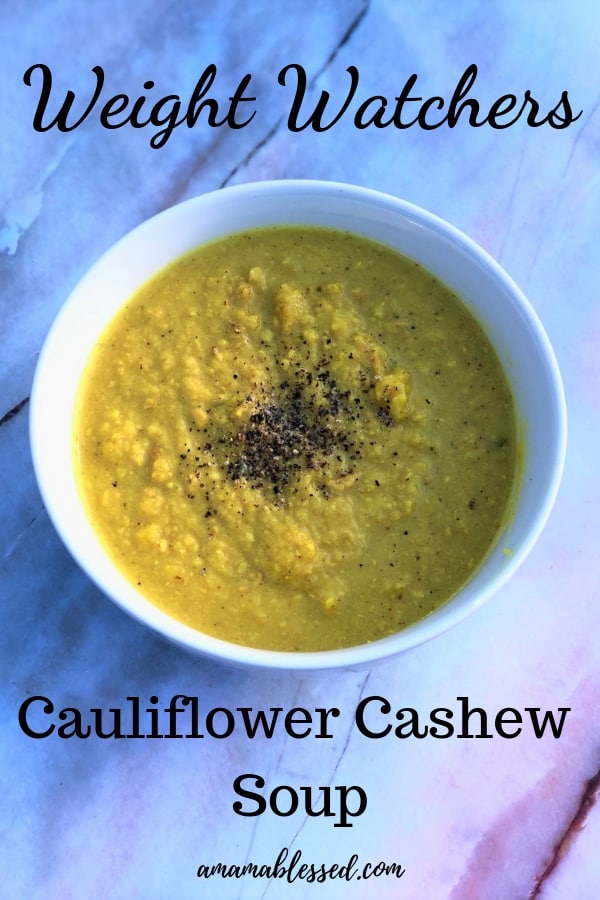WW Cauliflower Cashew Soup
