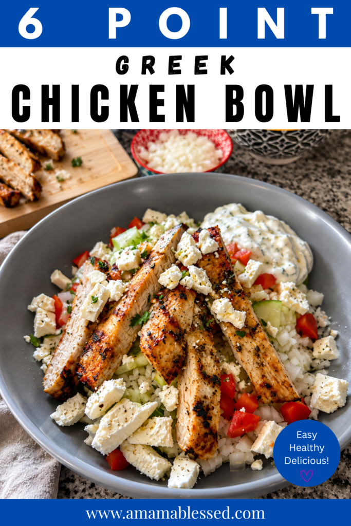 Greek Chicken Bowl Pin